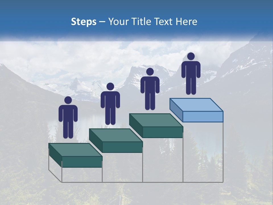 A Scenic View Of A Lake Surrounded By Mountains PowerPoint Template