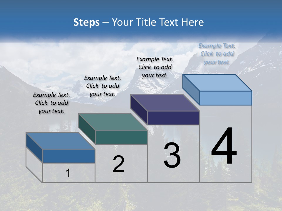 A Scenic View Of A Lake Surrounded By Mountains PowerPoint Template