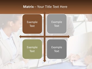 A Group Of People Sitting Around A Table Talking PowerPoint Template