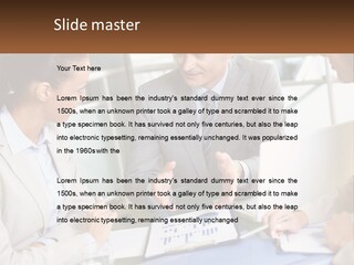 A Group Of People Sitting Around A Table Talking PowerPoint Template