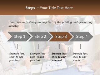 A Group Of People Sitting Around A Table Talking PowerPoint Template