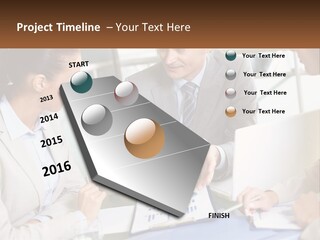 A Group Of People Sitting Around A Table Talking PowerPoint Template