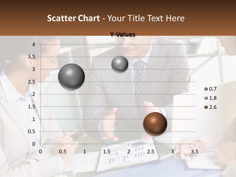 A Group Of People Sitting Around A Table Talking PowerPoint Template