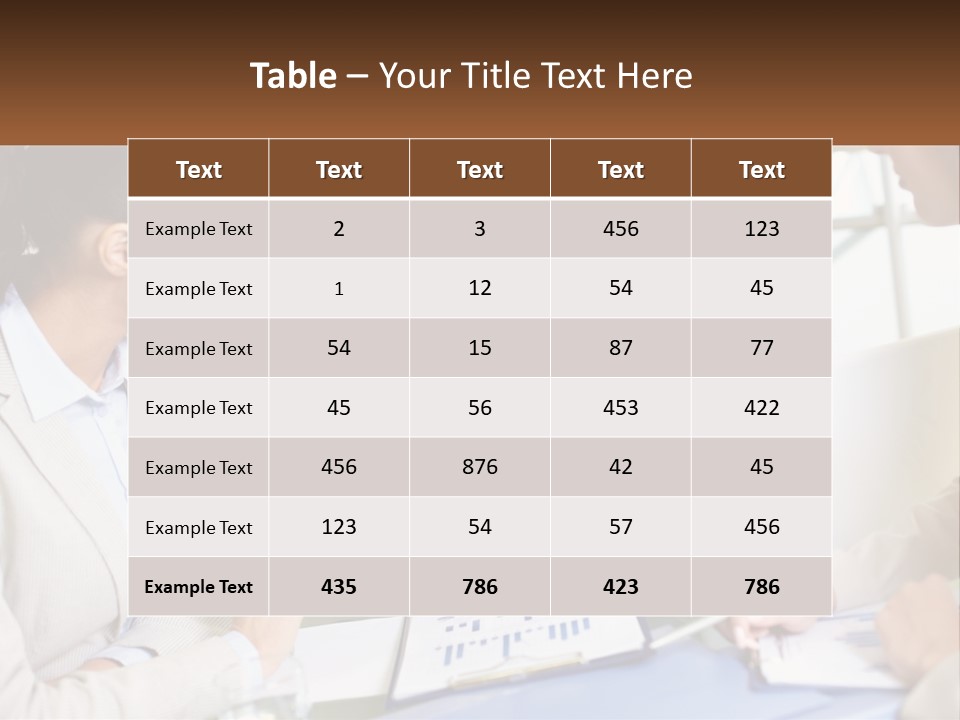 A Group Of People Sitting Around A Table Talking PowerPoint Template