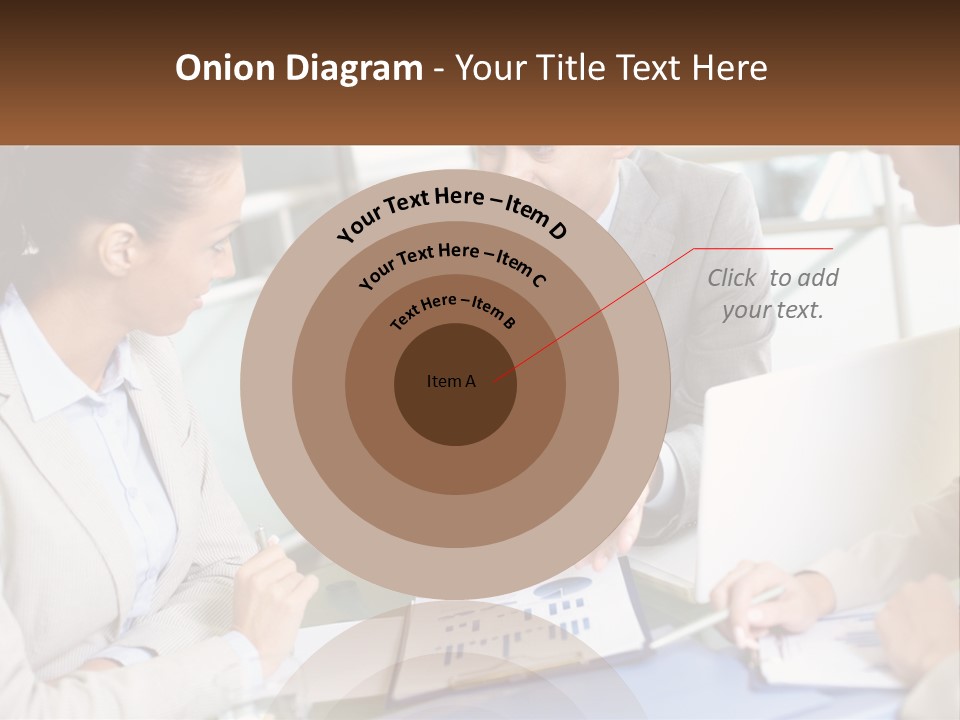 A Group Of People Sitting Around A Table Talking PowerPoint Template