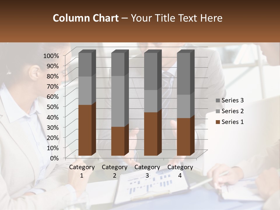 A Group Of People Sitting Around A Table Talking PowerPoint Template