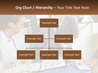 A Group Of People Sitting Around A Table Talking PowerPoint Template