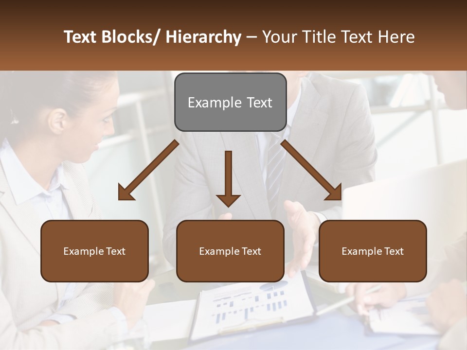 A Group Of People Sitting Around A Table Talking PowerPoint Template