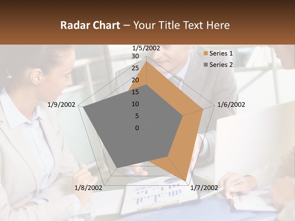 A Group Of People Sitting Around A Table Talking PowerPoint Template