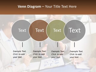 A Group Of People Sitting Around A Table Talking PowerPoint Template