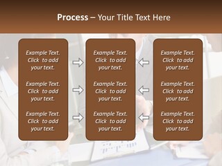 A Group Of People Sitting Around A Table Talking PowerPoint Template