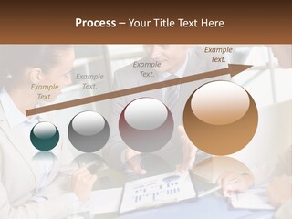 A Group Of People Sitting Around A Table Talking PowerPoint Template