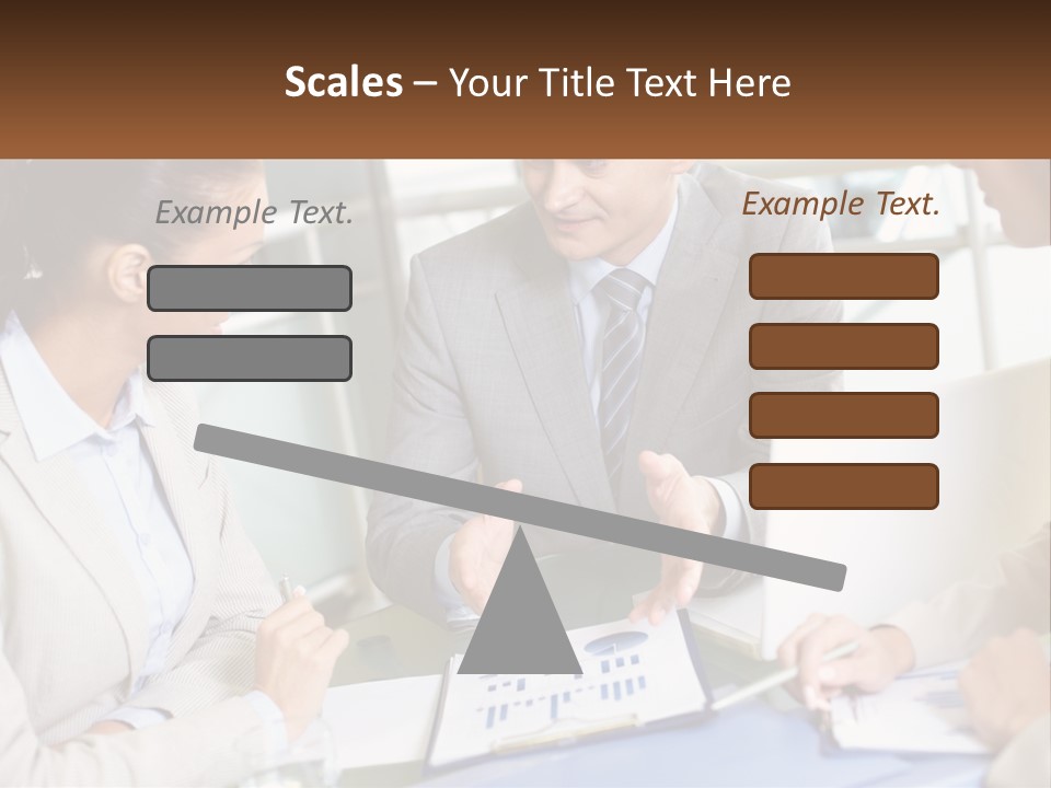 A Group Of People Sitting Around A Table Talking PowerPoint Template