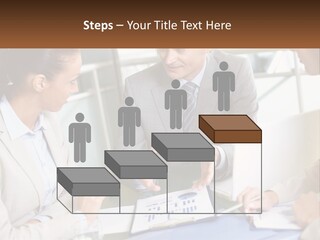 A Group Of People Sitting Around A Table Talking PowerPoint Template