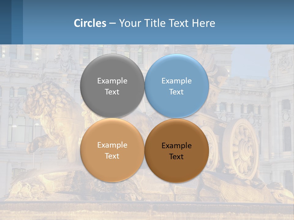 A Large Building With A Fountain And Statues In Front Of It PowerPoint Template