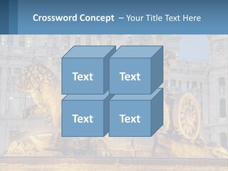 A Large Building With A Fountain And Statues In Front Of It PowerPoint Template