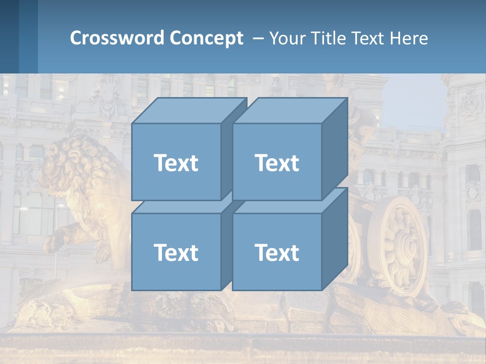 A Large Building With A Fountain And Statues In Front Of It PowerPoint Template