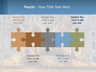 A Large Building With A Fountain And Statues In Front Of It PowerPoint Template