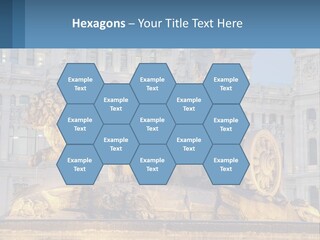 A Large Building With A Fountain And Statues In Front Of It PowerPoint Template