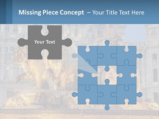 A Large Building With A Fountain And Statues In Front Of It PowerPoint Template