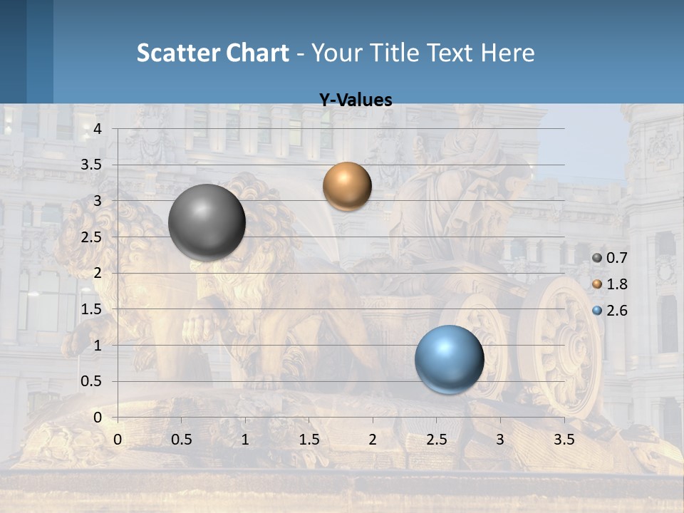 A Large Building With A Fountain And Statues In Front Of It PowerPoint Template