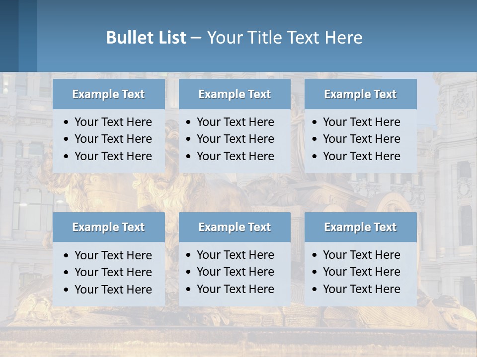 A Large Building With A Fountain And Statues In Front Of It PowerPoint Template