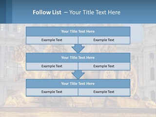 A Large Building With A Fountain And Statues In Front Of It PowerPoint Template