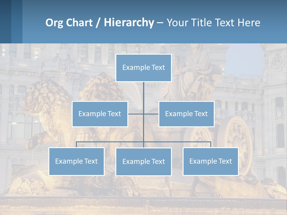 A Large Building With A Fountain And Statues In Front Of It PowerPoint Template