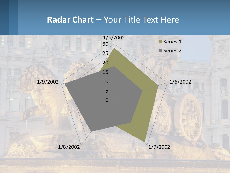 A Large Building With A Fountain And Statues In Front Of It PowerPoint Template