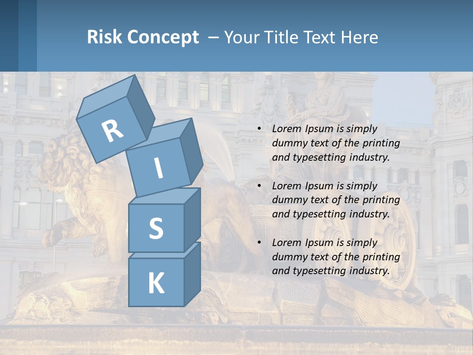 A Large Building With A Fountain And Statues In Front Of It PowerPoint Template