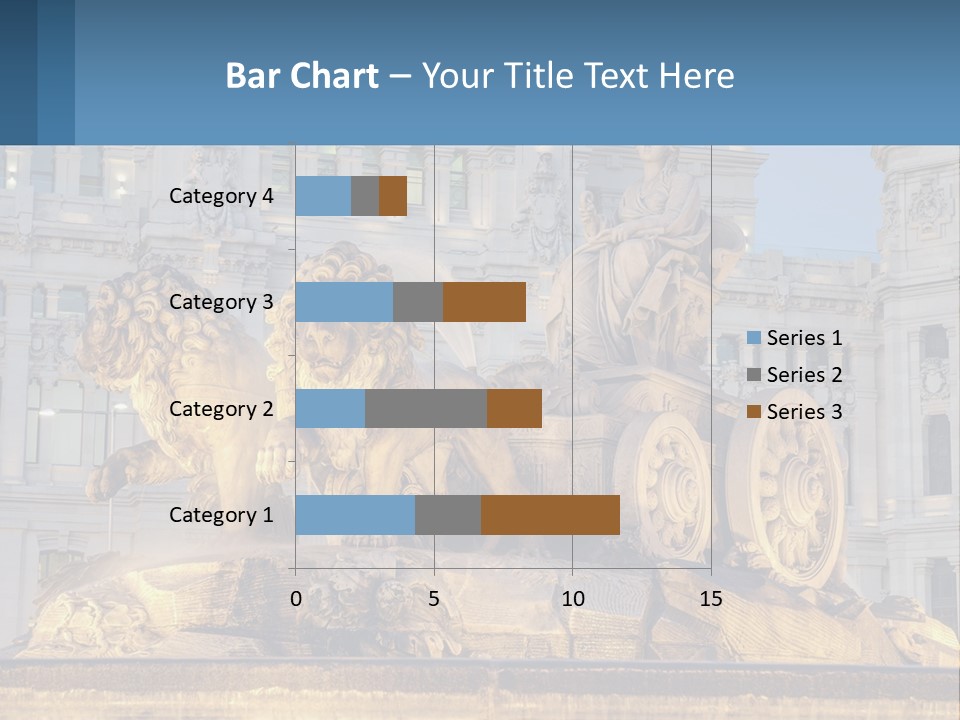 A Large Building With A Fountain And Statues In Front Of It PowerPoint Template