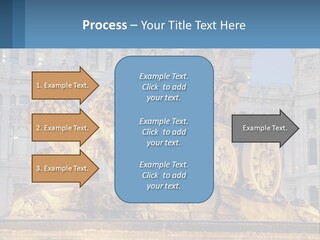 A Large Building With A Fountain And Statues In Front Of It PowerPoint Template
