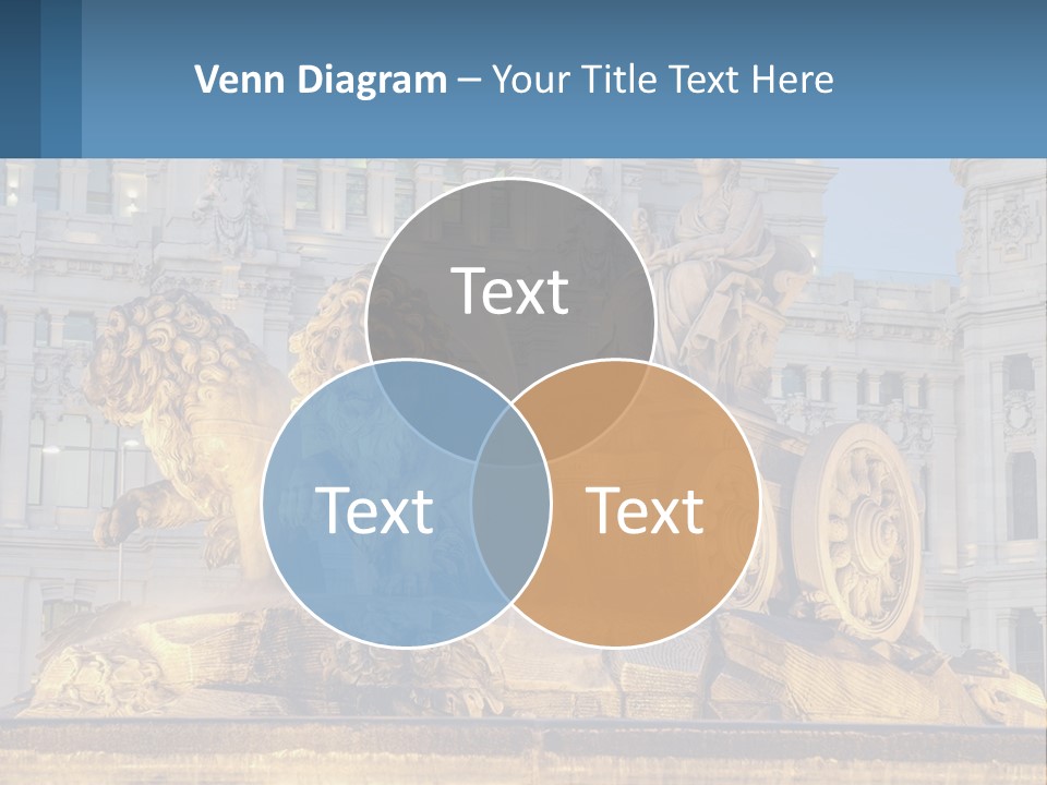 A Large Building With A Fountain And Statues In Front Of It PowerPoint Template