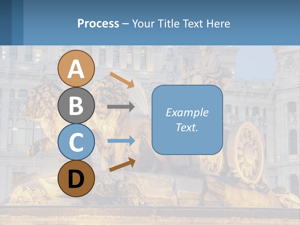A Large Building With A Fountain And Statues In Front Of It PowerPoint Template