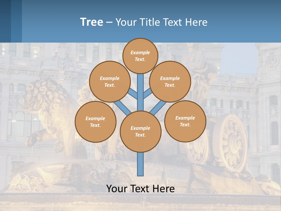 A Large Building With A Fountain And Statues In Front Of It PowerPoint Template