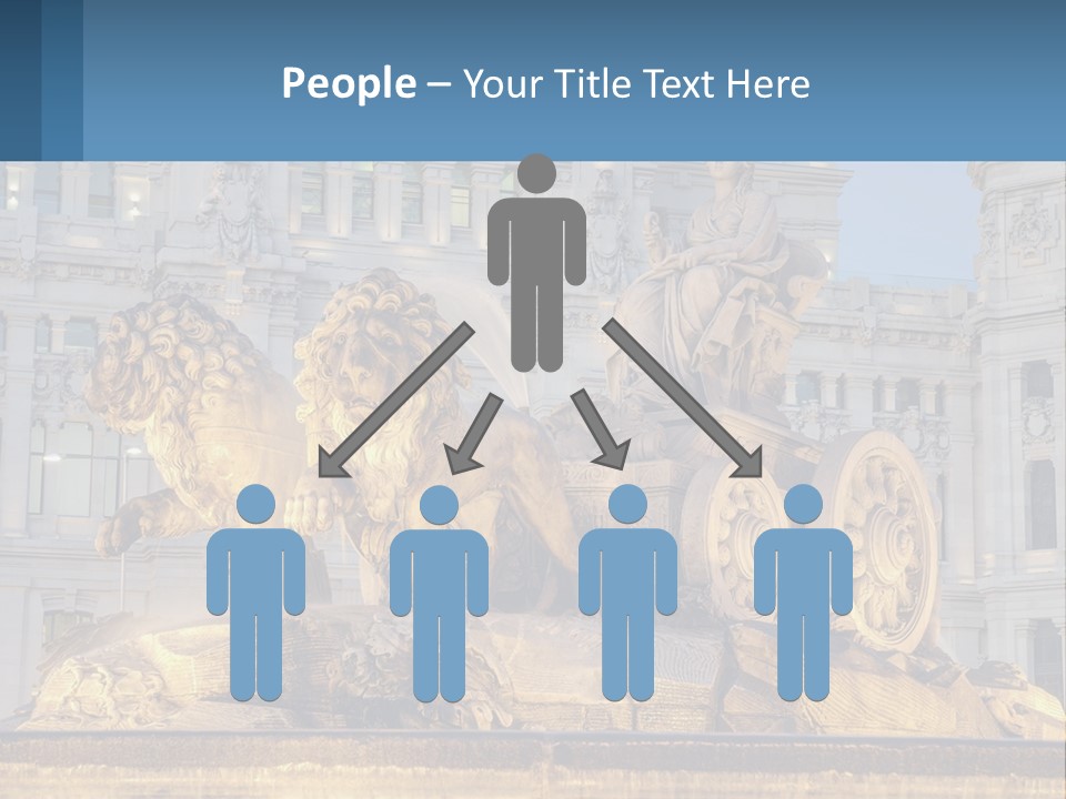 A Large Building With A Fountain And Statues In Front Of It PowerPoint Template