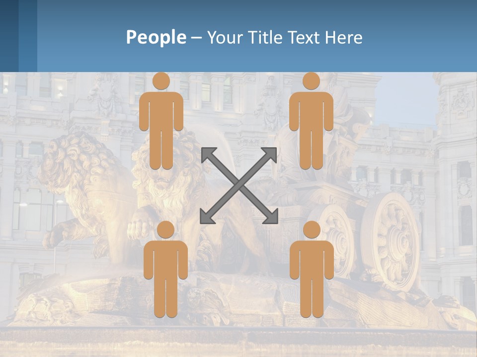 A Large Building With A Fountain And Statues In Front Of It PowerPoint Template