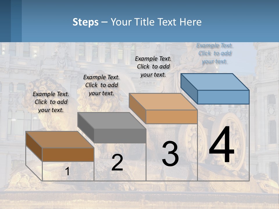 A Large Building With A Fountain And Statues In Front Of It PowerPoint Template