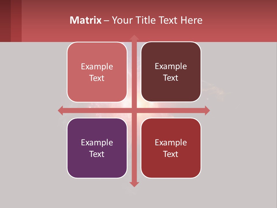 A Colorful Explosion Of Light On A Black Background PowerPoint Template