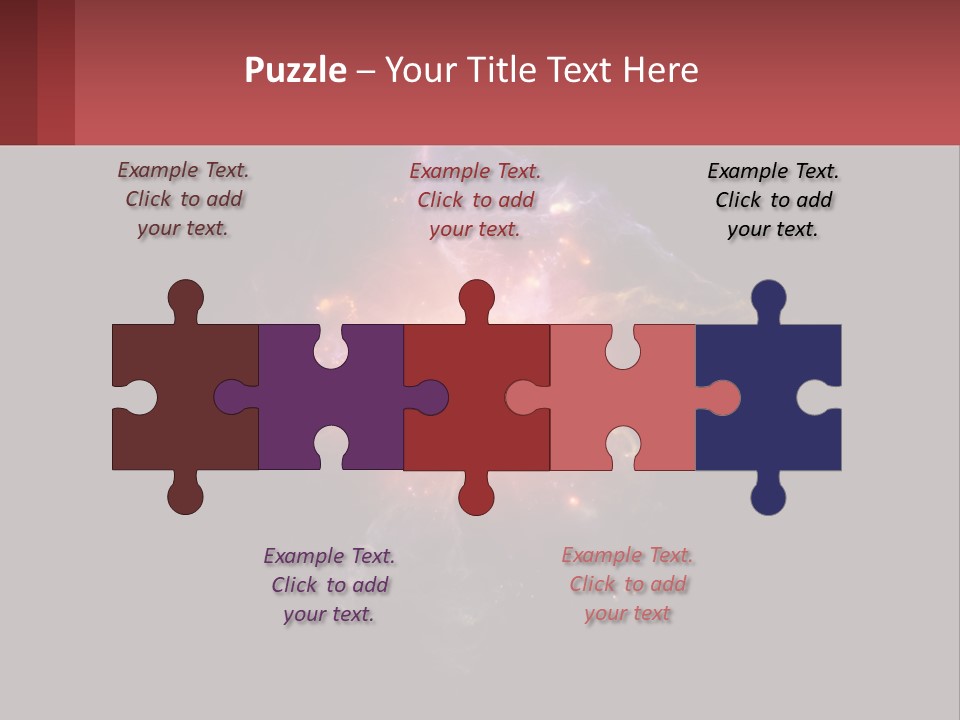 A Colorful Explosion Of Light On A Black Background PowerPoint Template