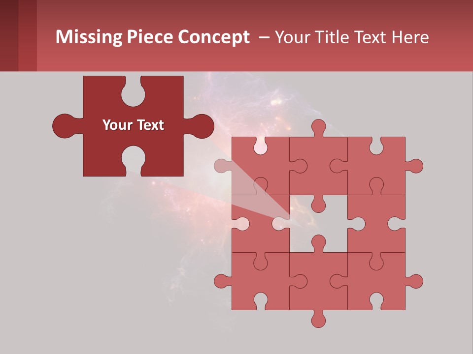 A Colorful Explosion Of Light On A Black Background PowerPoint Template