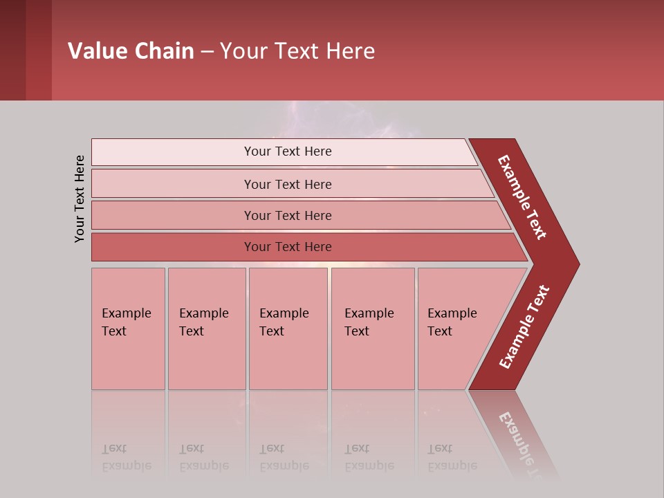 A Colorful Explosion Of Light On A Black Background PowerPoint Template