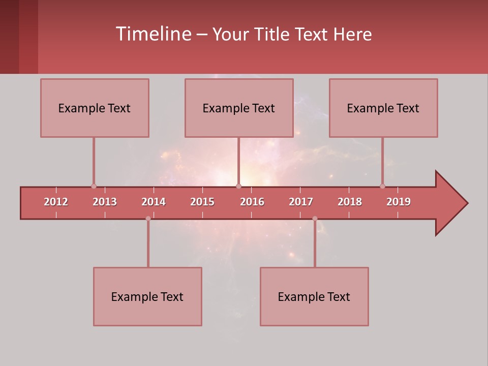 A Colorful Explosion Of Light On A Black Background PowerPoint Template
