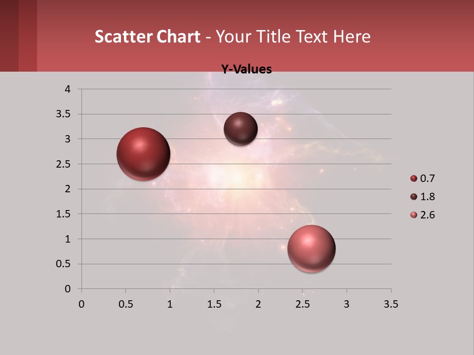 A Colorful Explosion Of Light On A Black Background PowerPoint Template