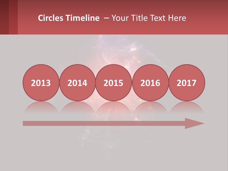 A Colorful Explosion Of Light On A Black Background PowerPoint Template