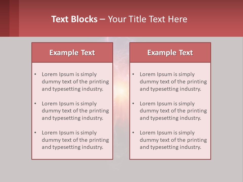 A Colorful Explosion Of Light On A Black Background PowerPoint Template