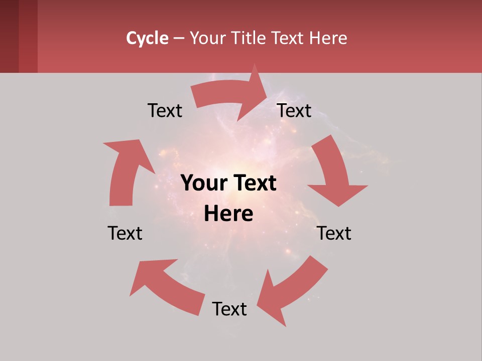 A Colorful Explosion Of Light On A Black Background PowerPoint Template