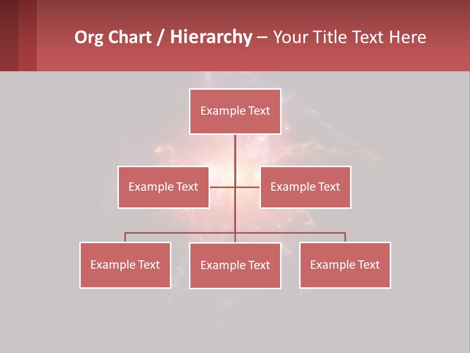 A Colorful Explosion Of Light On A Black Background PowerPoint Template