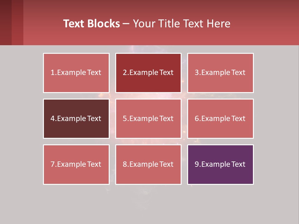 A Colorful Explosion Of Light On A Black Background PowerPoint Template