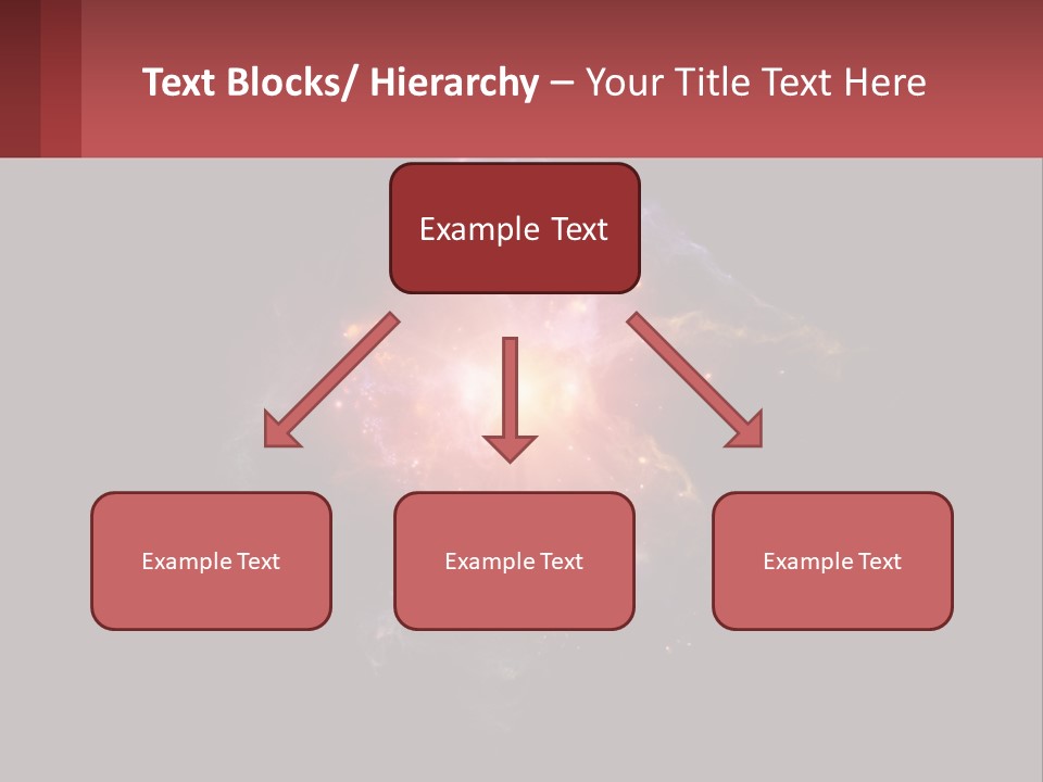 A Colorful Explosion Of Light On A Black Background PowerPoint Template